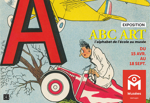 Illustration Exposition: ABC ART, l'alphabet, de l'école au musée - 